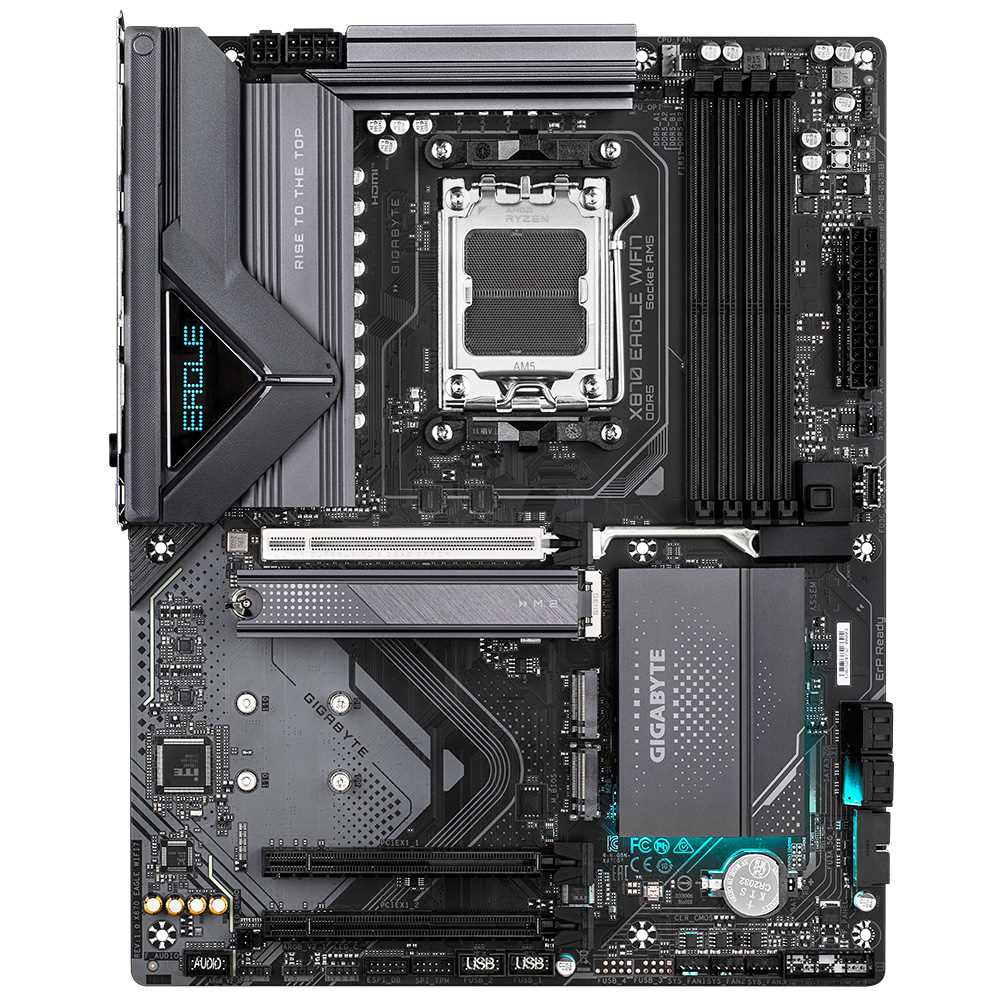 PLACA MADRE GIGABYTE X870 EAGLE WIFI7 AM5 DDR5 (M.2 GEN5)