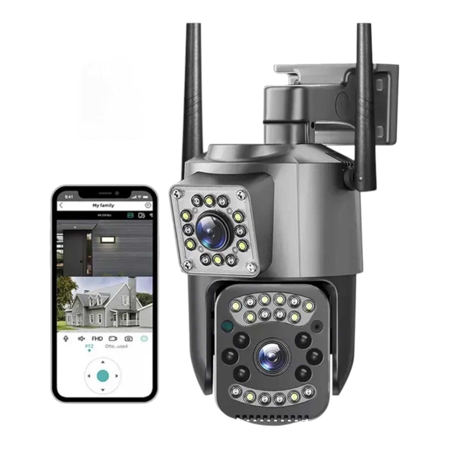 CAMARA IP WIFI 360 GRADOS DINAX V380 DUAL FHD