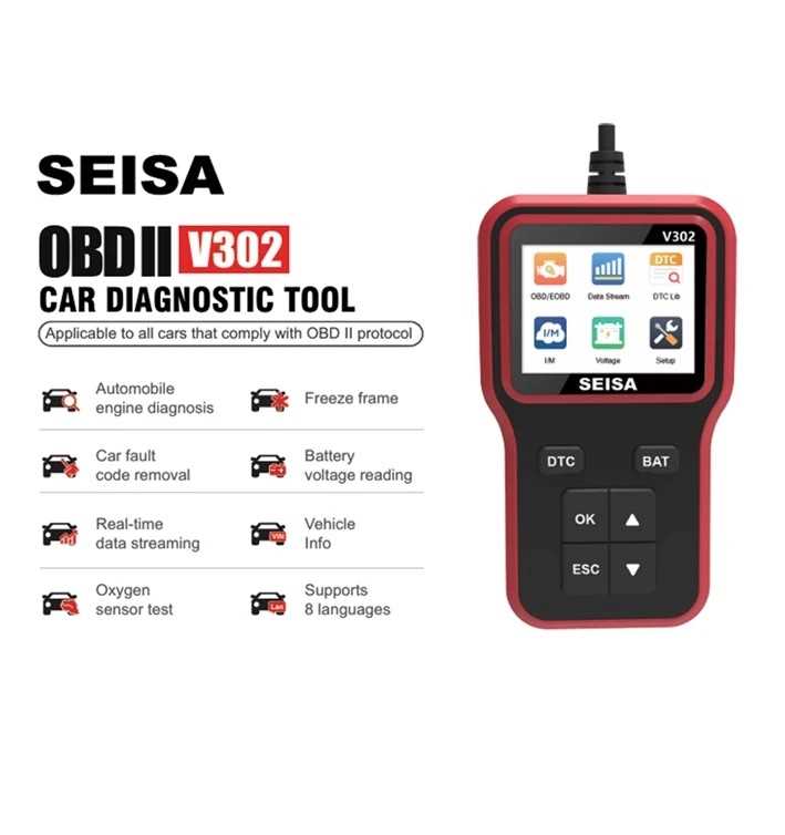 SCANER AUTO SEISA V302 OBDII