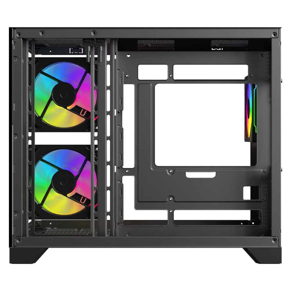 GABINETE SENTEY A20 PWM 3FAN ARGB BLACK LATERAL TG MESH FRONT