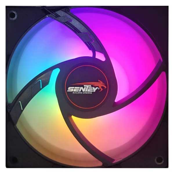 COOLER VENTILADOR SENTEY FIX BULK MOLEX 120M (RGB)