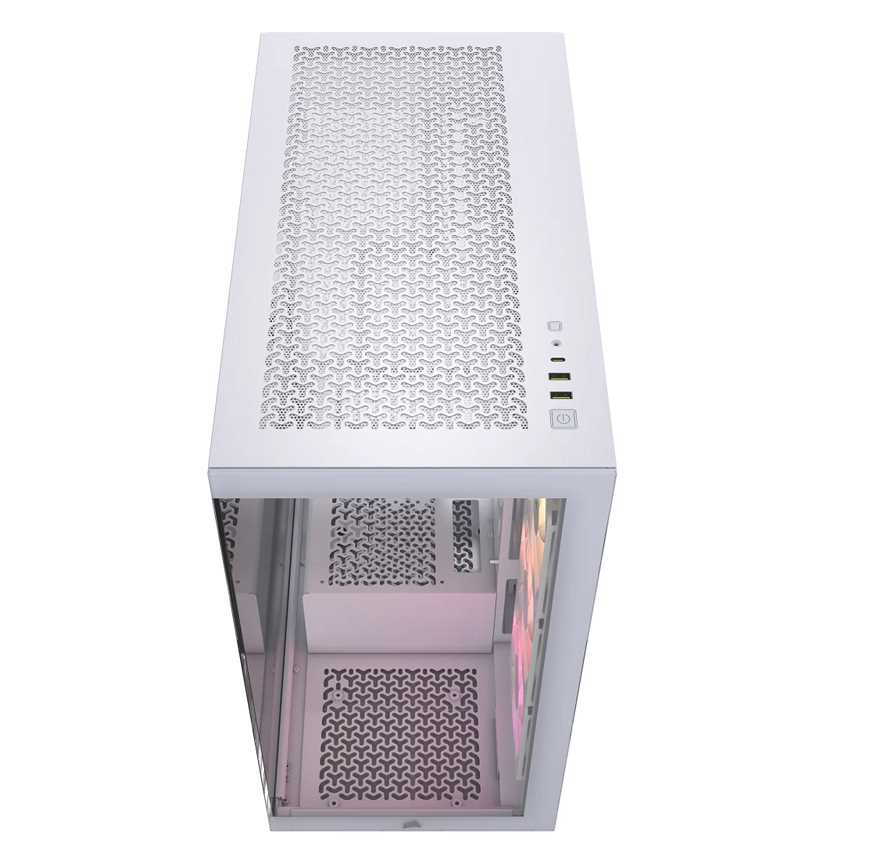 GABINETE CORSAIR 3500X TG MID-TOWER 3XFAN WHITE