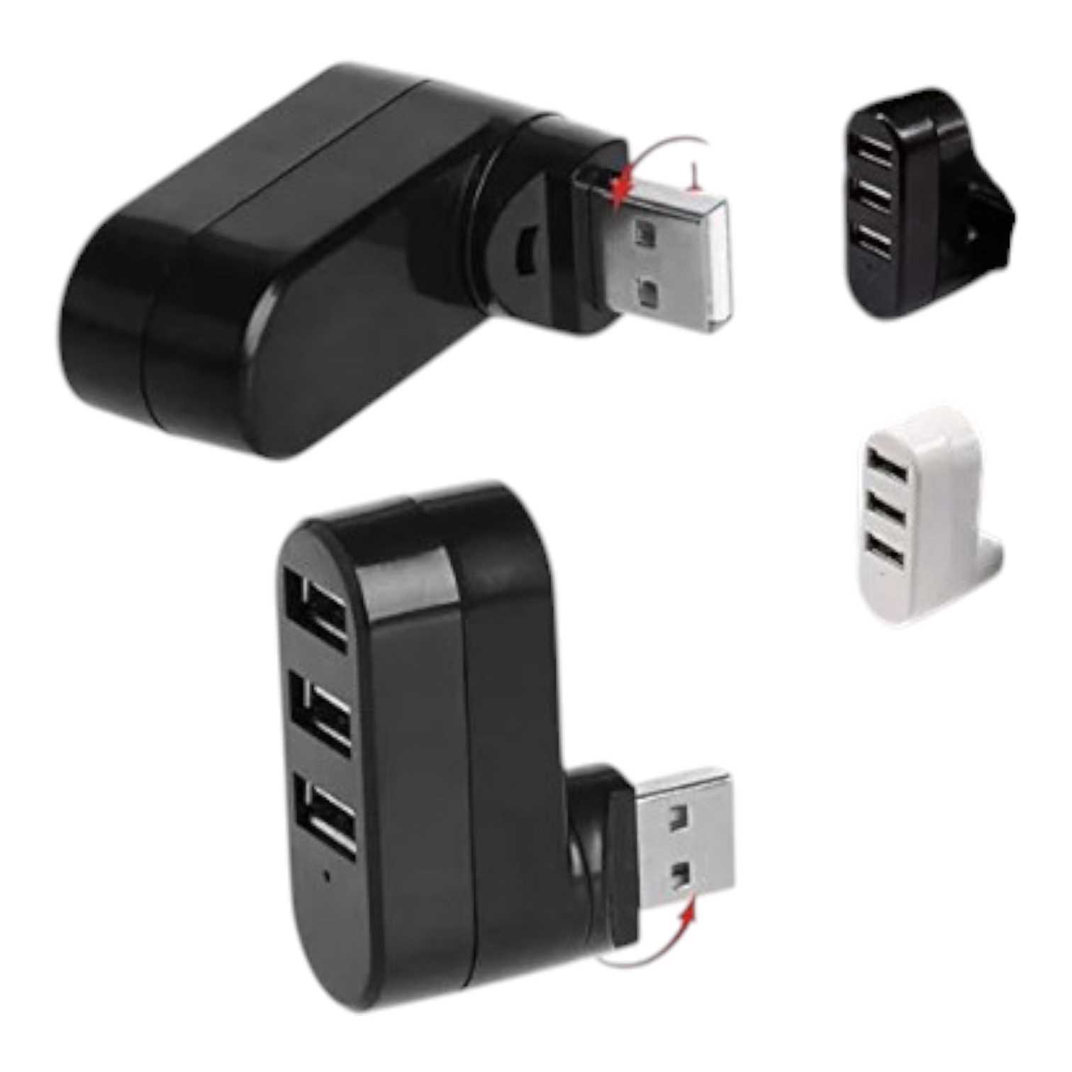 HUB USB 2.0 3 PUERTOS RYR HN3528