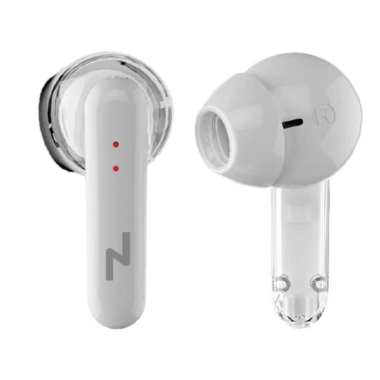 AURICULAR BT NOGANET BTWINS 35 BLANCO TRANSPARENTE
