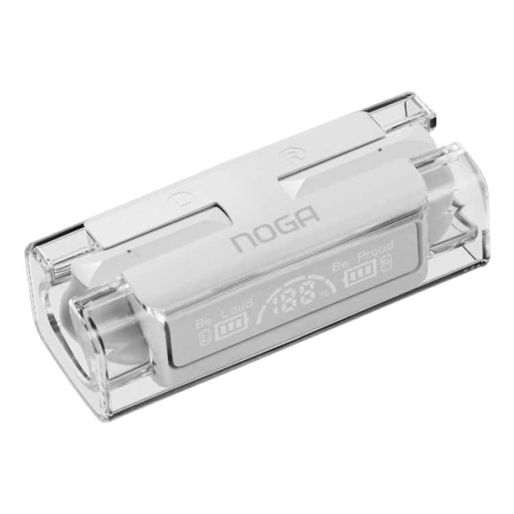 AURICULAR BT NOGANET BTWINS 36 BLANCO TRANSPARENTE