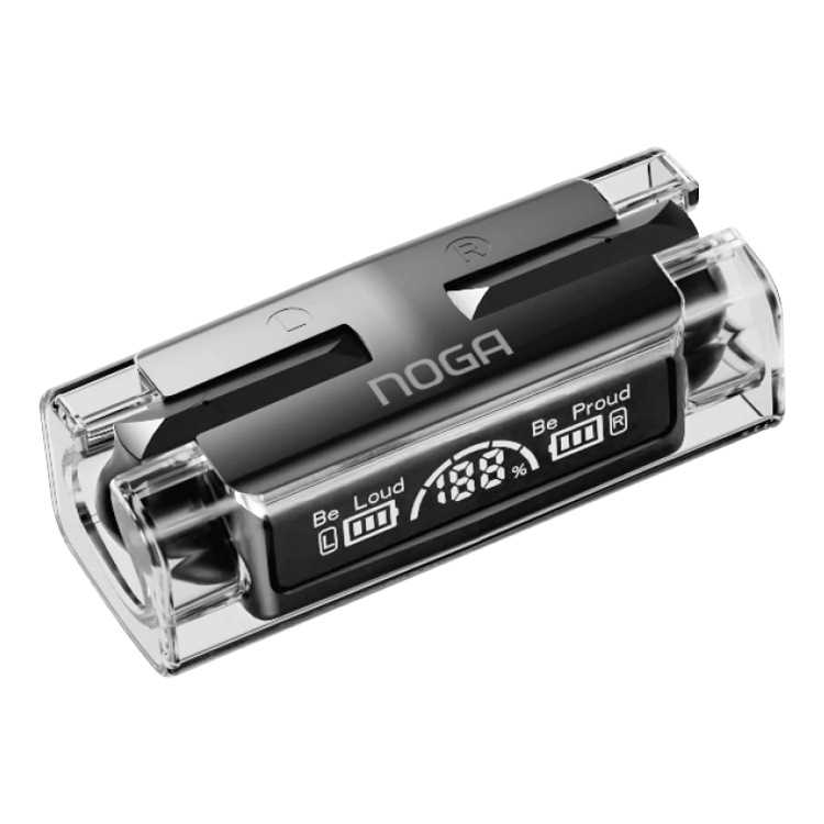 AURICULAR BT NOGANET BTWINS 36 NEGRO TRANSPARENTE