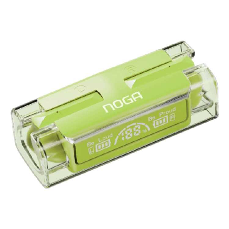 AURICULAR BT NOGANET BTWINS 36 VERDE TRANSPARENTE