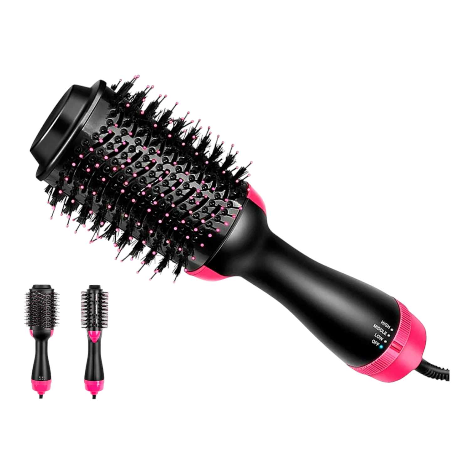 SECADOR DE PELO DINAX CON CEPILLO VOLUMINIZADOR SECV69001