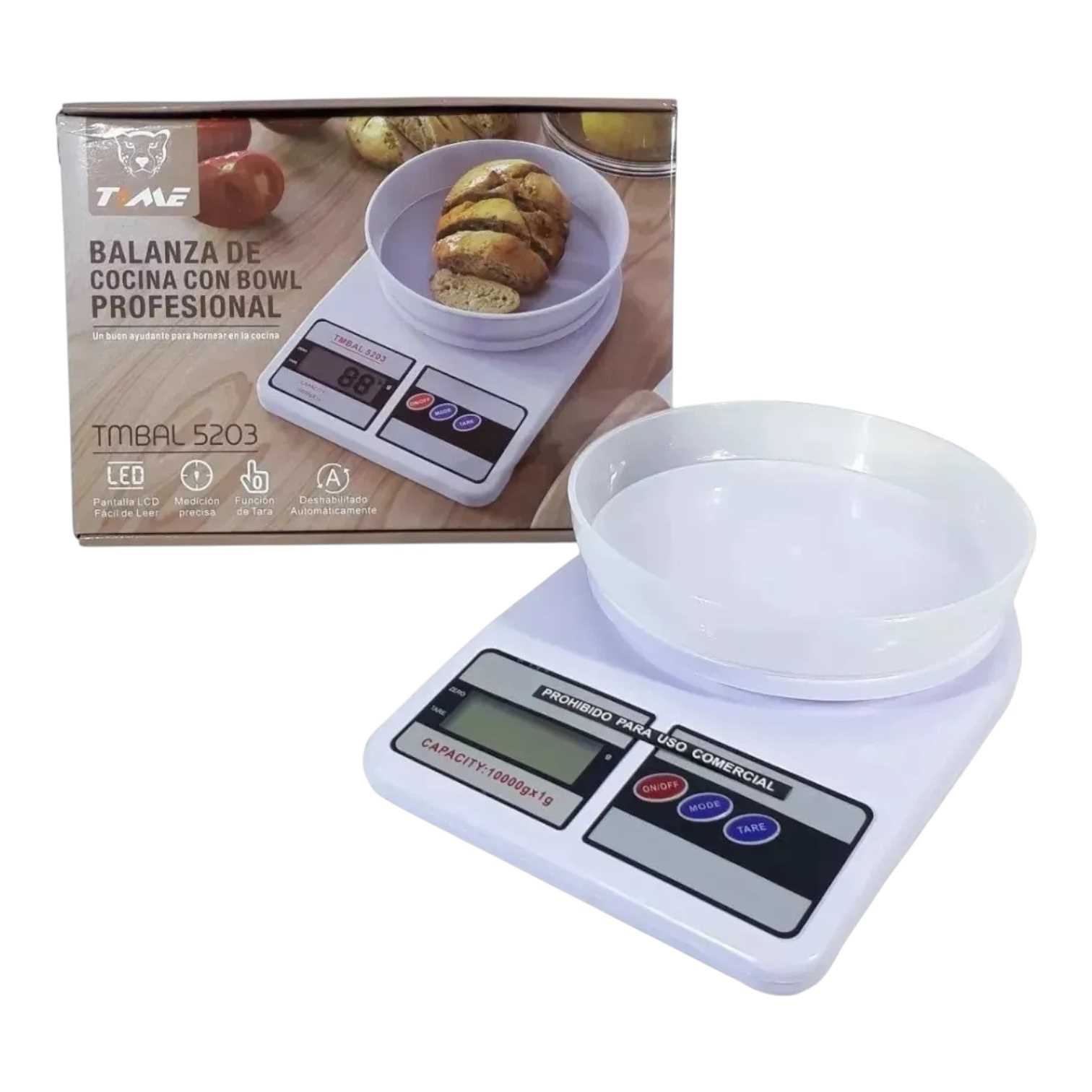 BALANZA DE COCINA ALTA PRECISION DINAX DXBALC20 (HASTA 10KG)