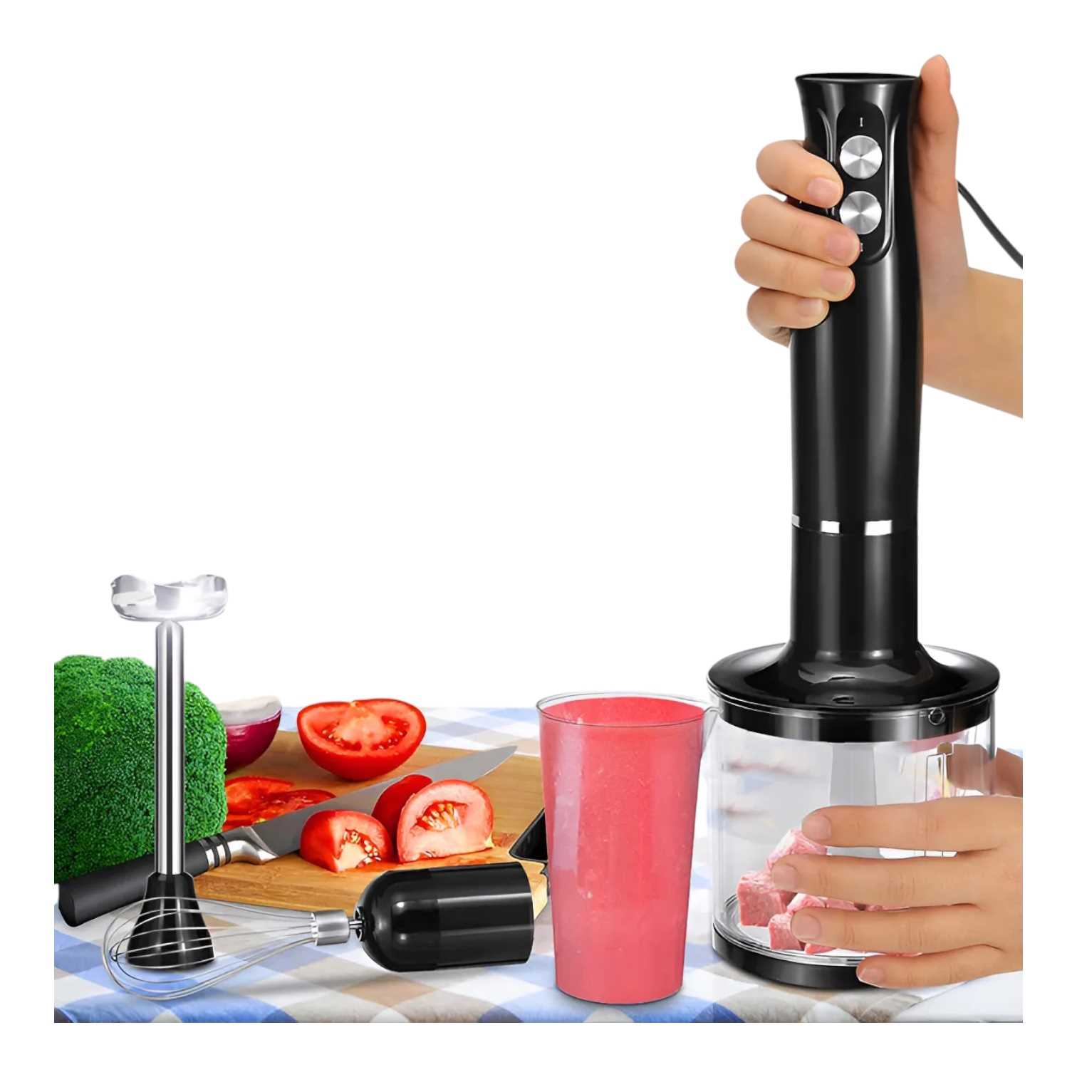 LICUADORA DE MANO DINAX MINIPIMER METAL (LICUADOR/BATIDOR/TRITURADOR)