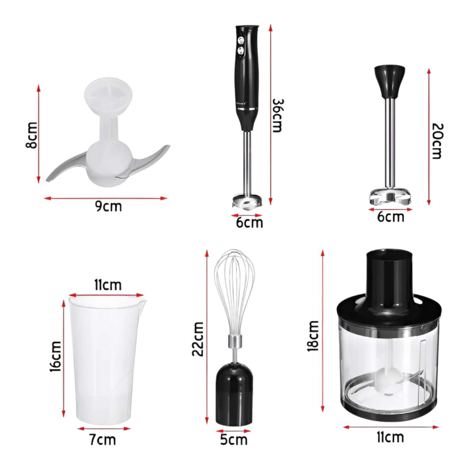 LICUADORA DE MANO DINAX MINIPIMER METAL (LICUADOR/BATIDOR/TRITURADOR)