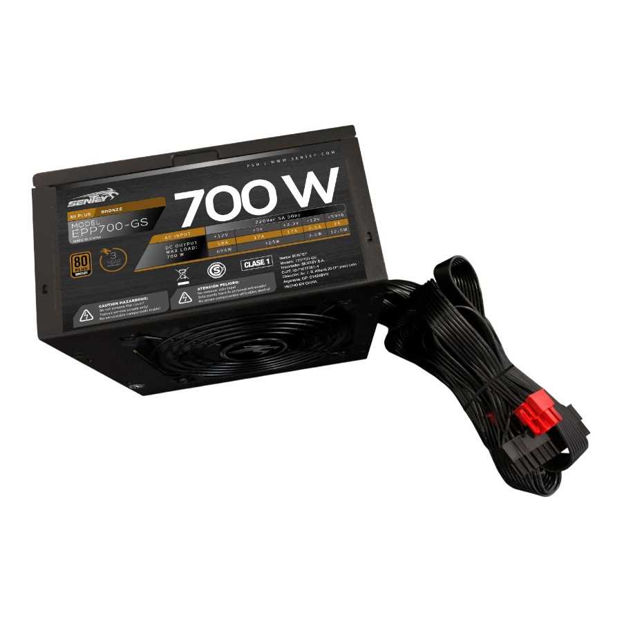 FUENTE PC 700W SENTEY 80+ BRONCE EPP700-GS
