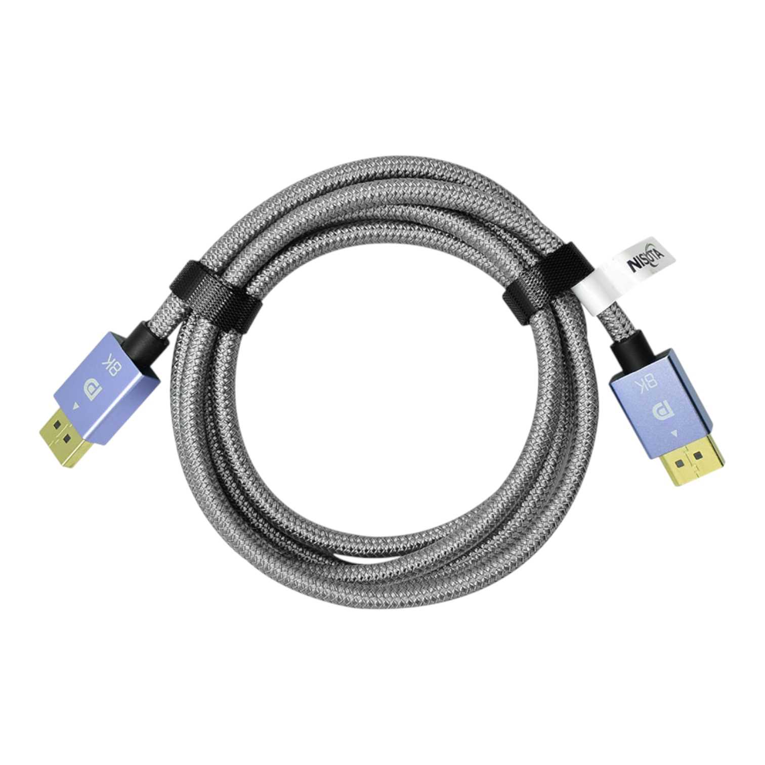 CABLE DISPLAYPORT M/M NISUTA 1.8M NSCADP142 (4K 240HZ)