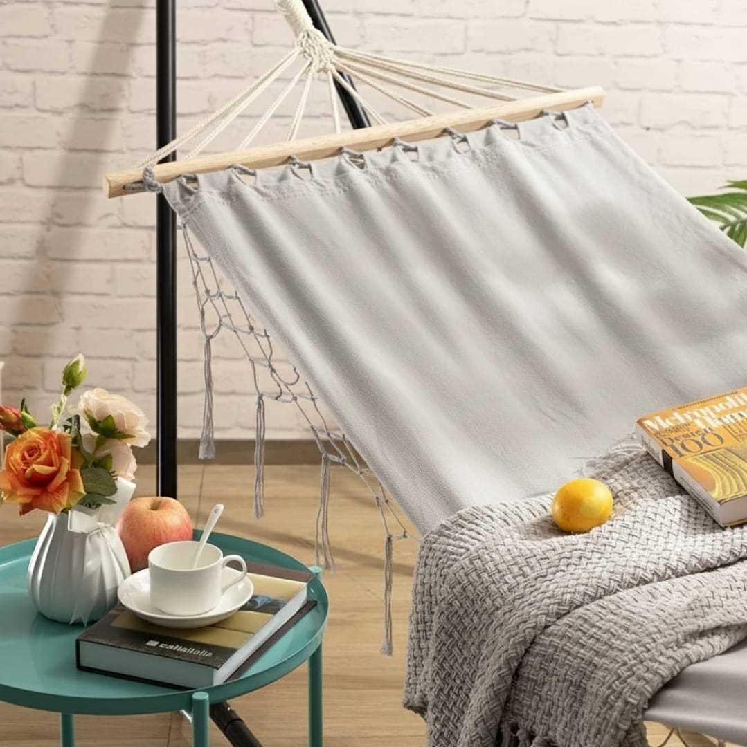 SILLA HAMACA CL-GH001 GRIS/CRUDO