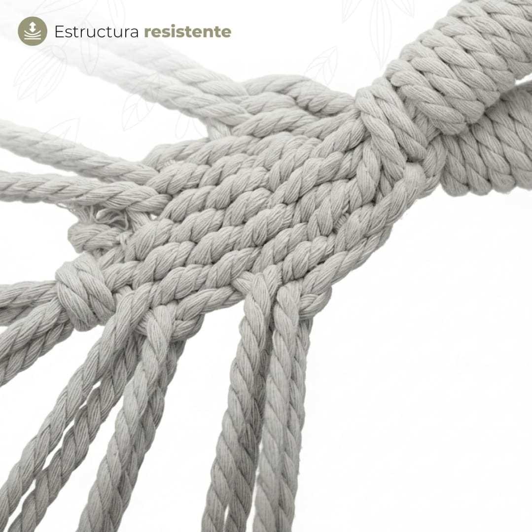 SILLA HAMACA CL-GH001 GRIS/CRUDO