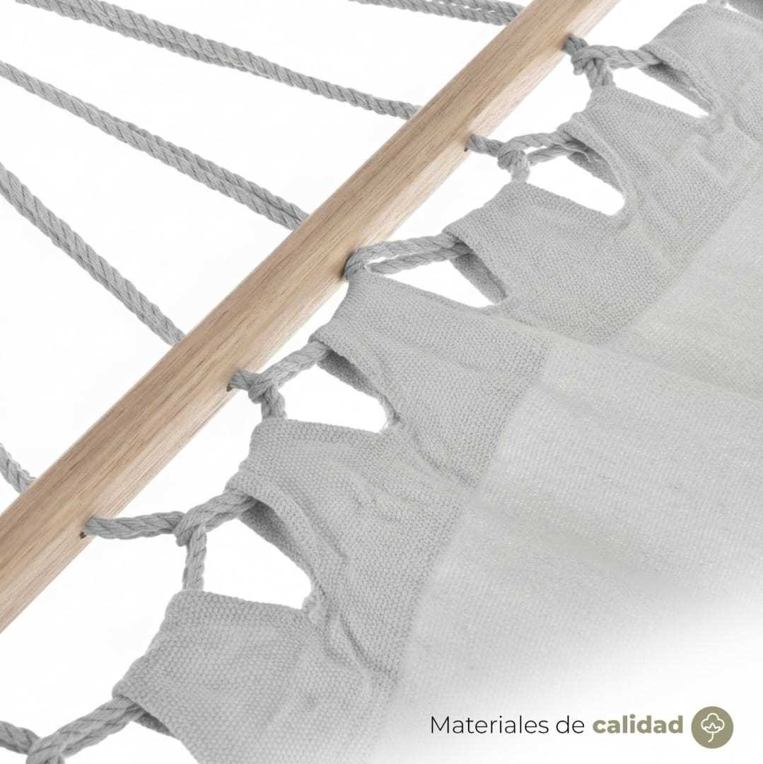 SILLA HAMACA CL-GH001 GRIS/CRUDO