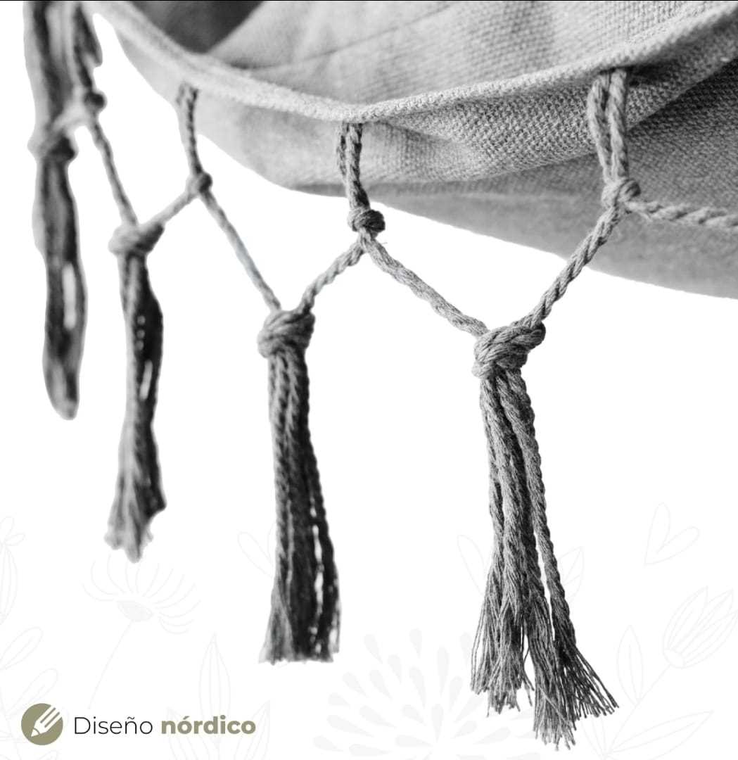 SILLA HAMACA CL-GH004 GRIS/CRUDO