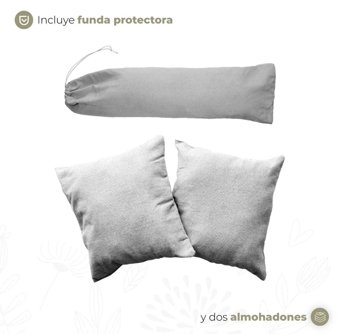 SILLA HAMACA CL-GH004 GRIS/CRUDO