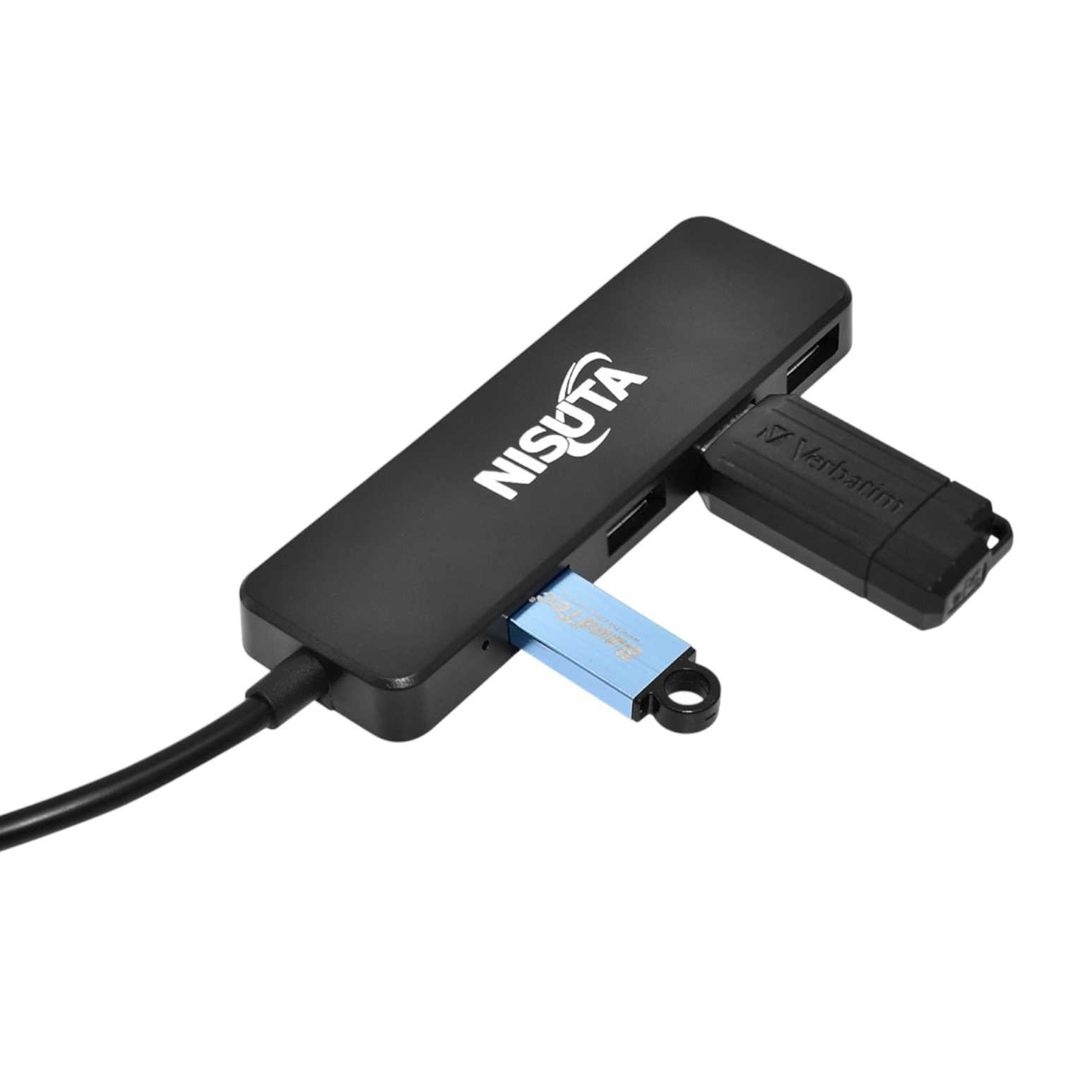 HUB USB 3.0 4 PUERTOS NISUTA NSUH0420