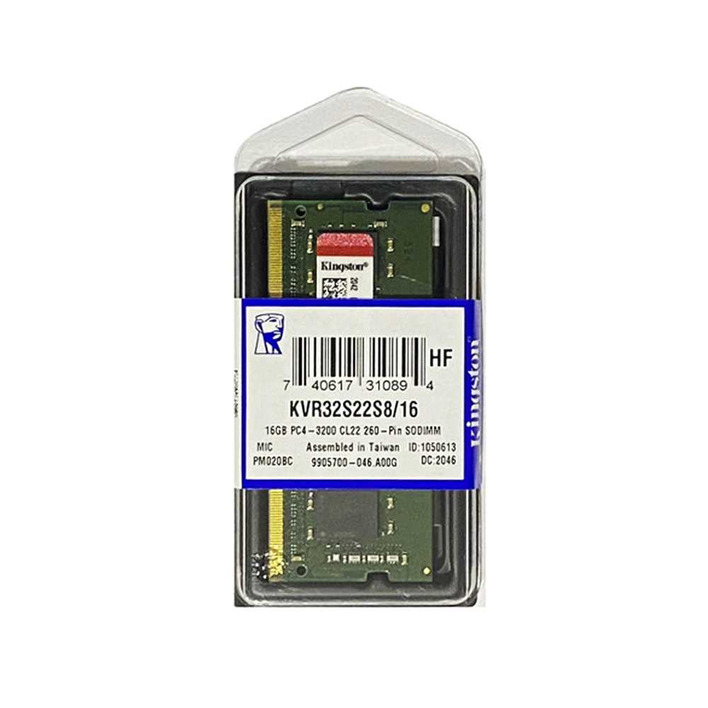 MEMORIA RAM SODIMM DDR4 16GB 3200MHZ KINGSTON