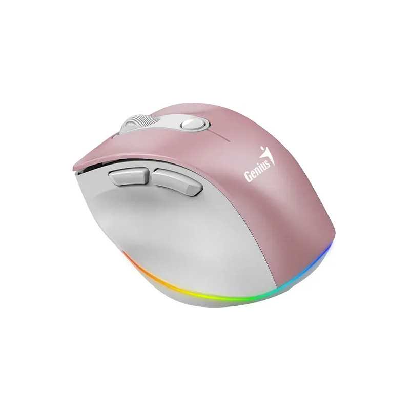 MOUSE GENIUS INALAMBRICO ERGO 9000S PRO PINK