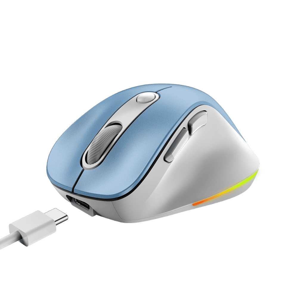 MOUSE GENIUS INALAMBRICO ERGO 9000S PRO CELESTE