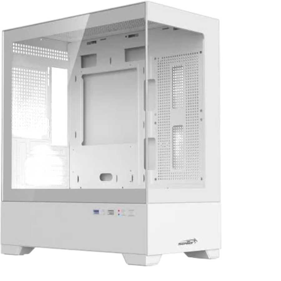 GABINETE SENTEY H30 6130-SF WHITE VIDRIO LAT/FRONT