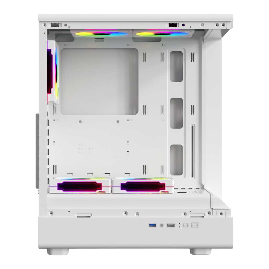 GABINETE SENTEY WALKER 240 ARGB 5 FAN WHITE