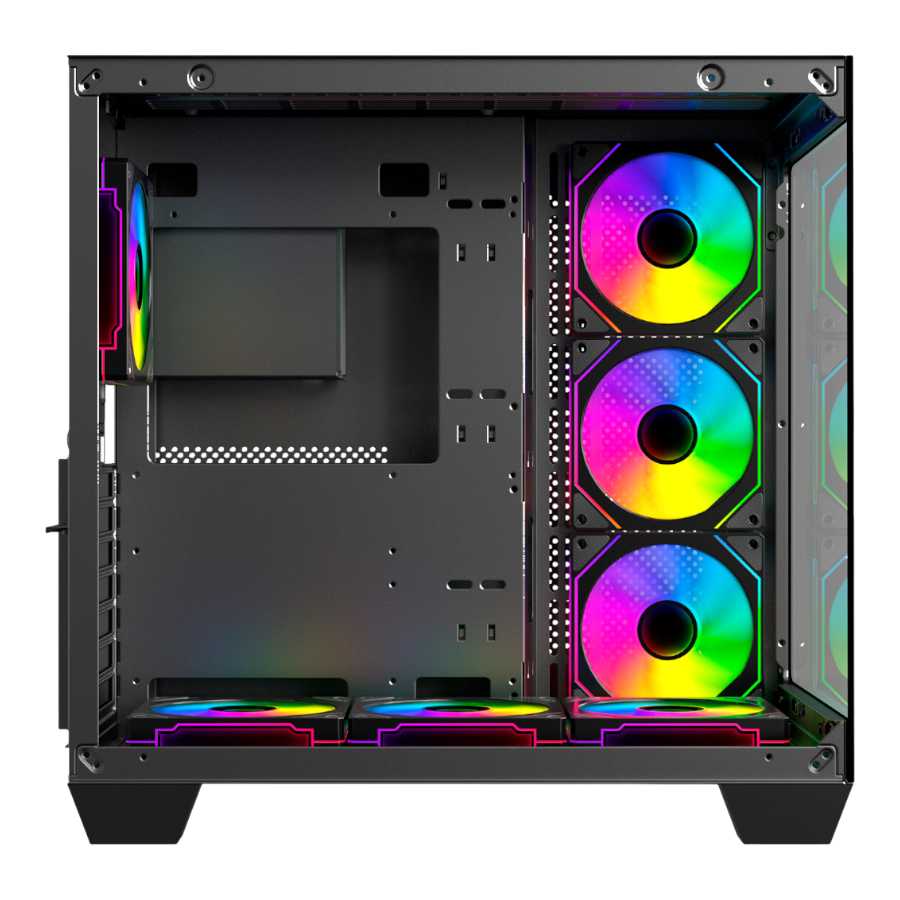 GABINETE SENTEY A35 PRO ARGB 7 FAN BLACK