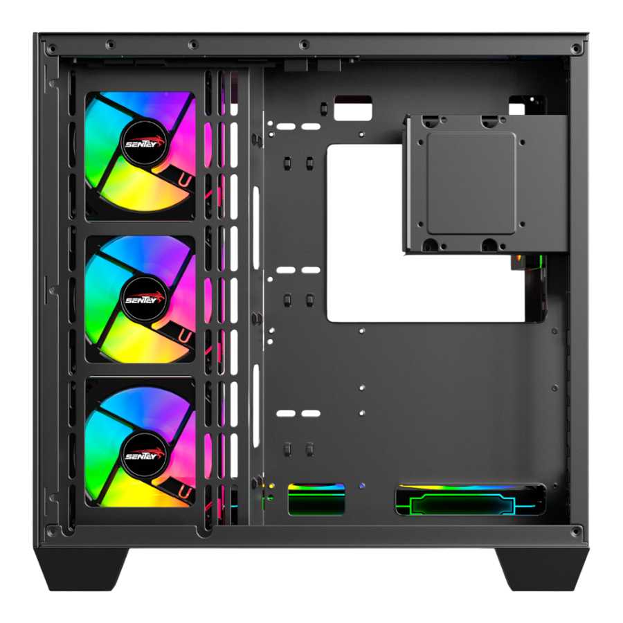GABINETE SENTEY A35 PRO ARGB 7 FAN BLACK
