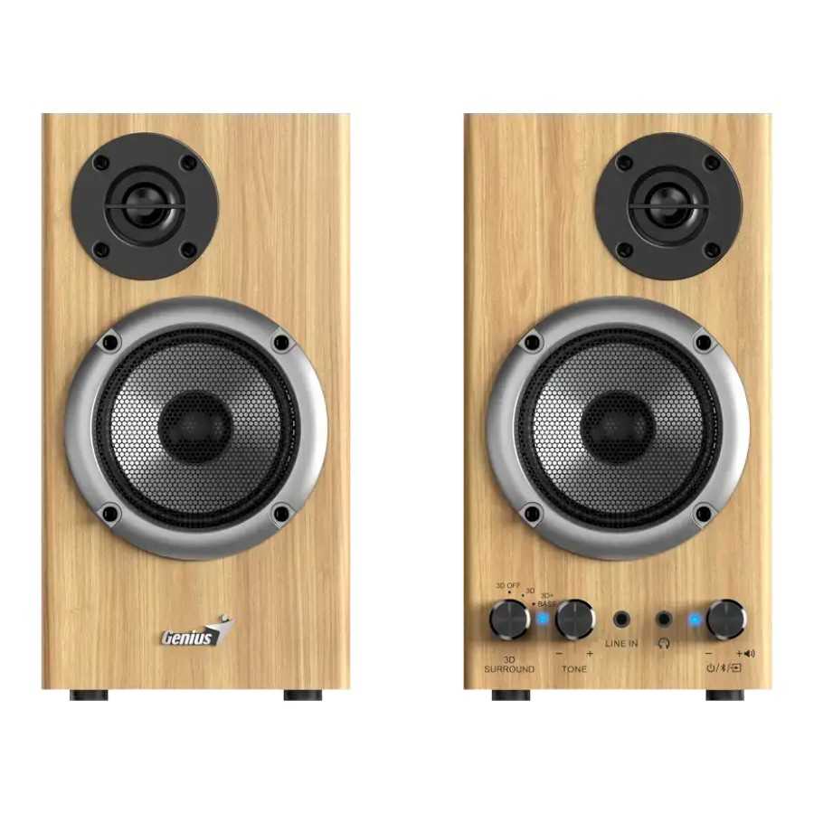 PARLANTE GENIUS 2.0 SP-HF520BT  BT PINE WOOD