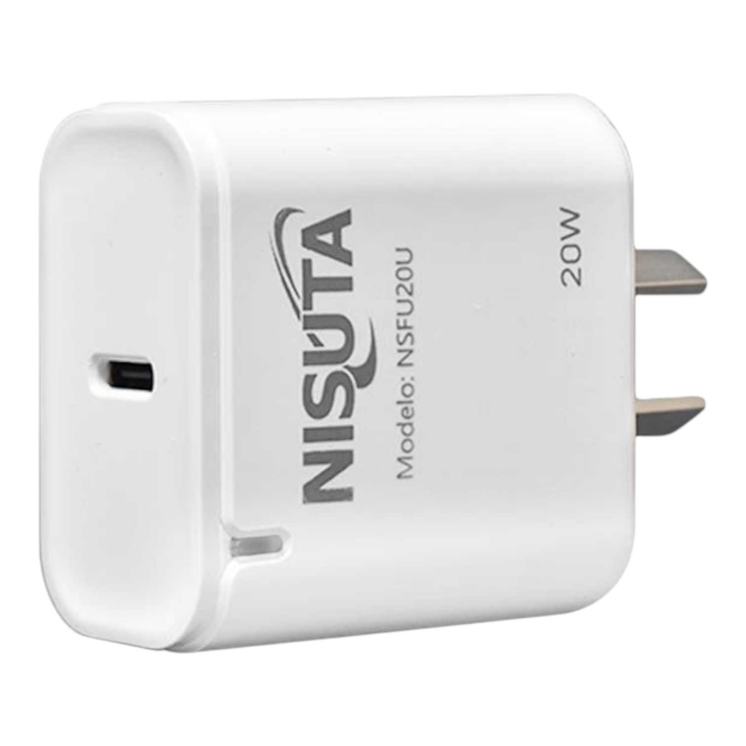 CARGADOR 220V TIPO C NISUTA NSFU20U 20W (PD)