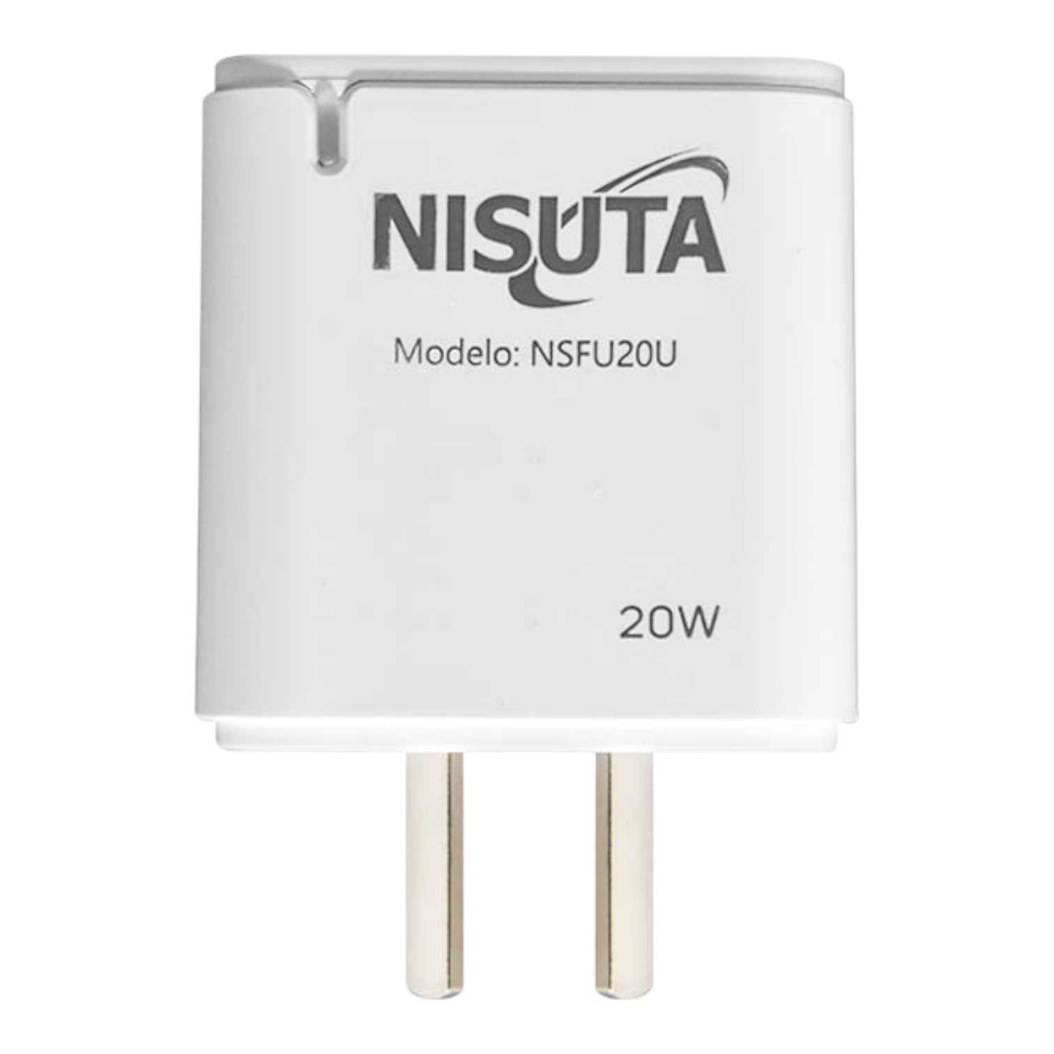 CARGADOR 220V TIPO C NISUTA NSFU20U 20W (PD)