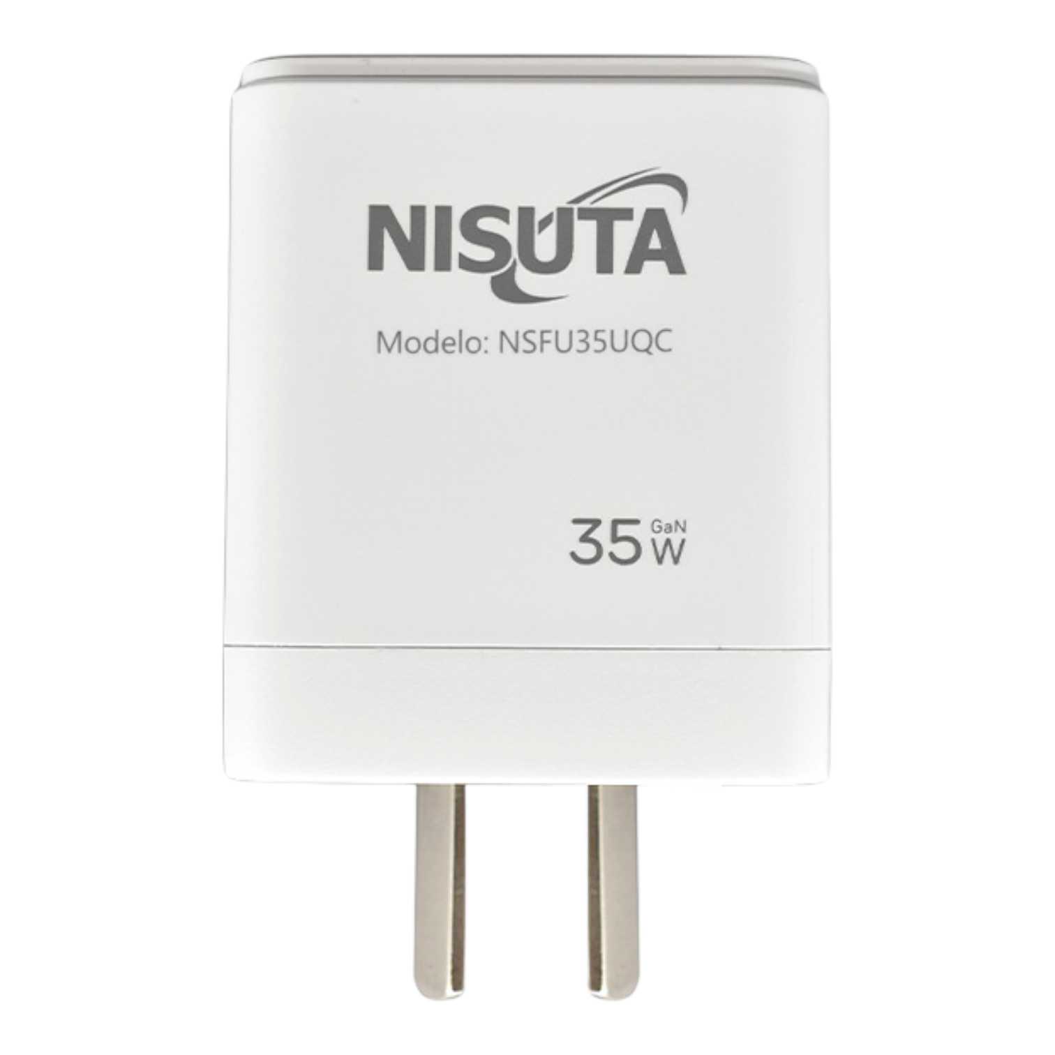 CARGADOR 220V TIPO C NISUTA NSFU35UQC 35W (PD+USB-A) C/CABLE