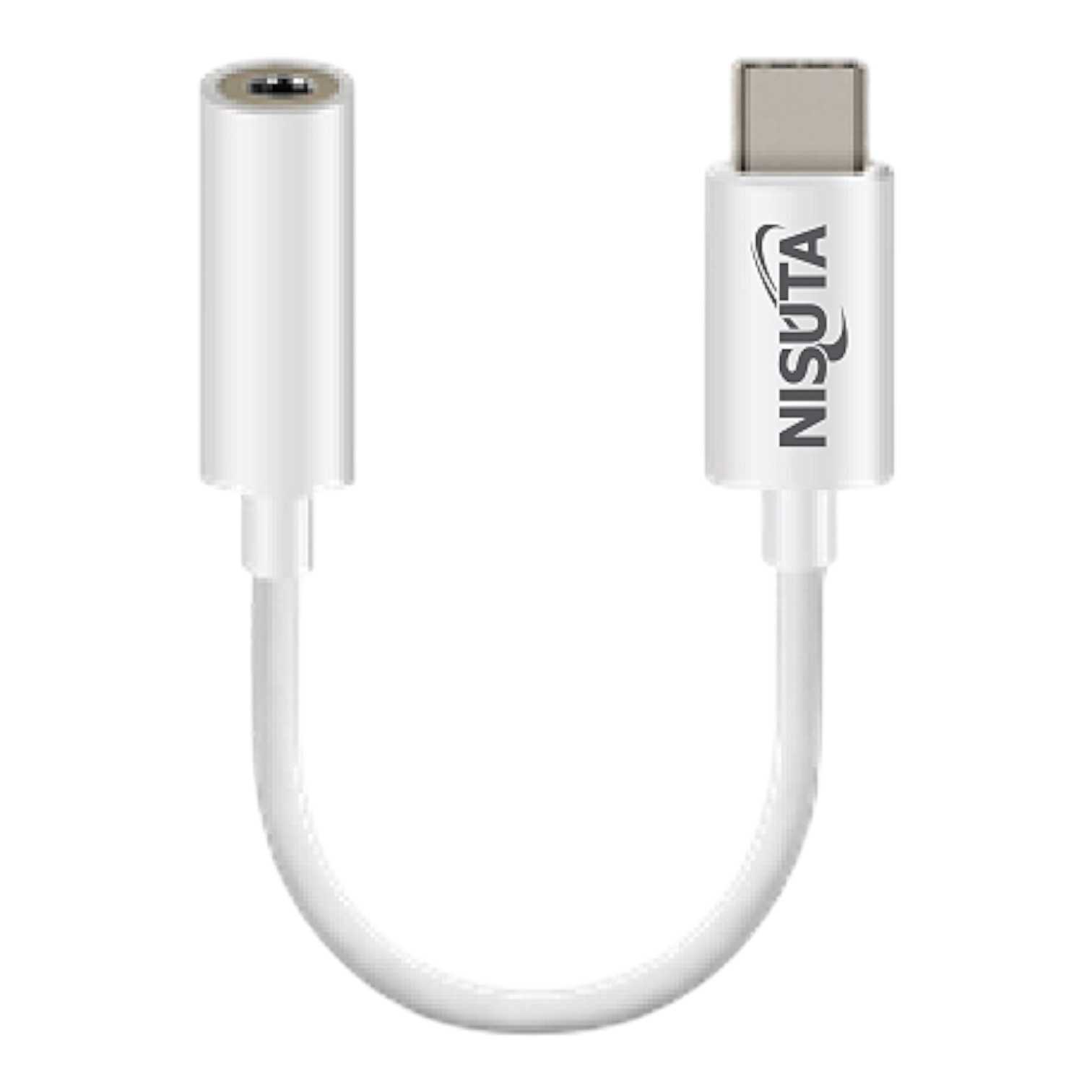 ADAPTADOR DE AUDIO NISUTA TIPO C A 3.5M NSCOUSAUC2