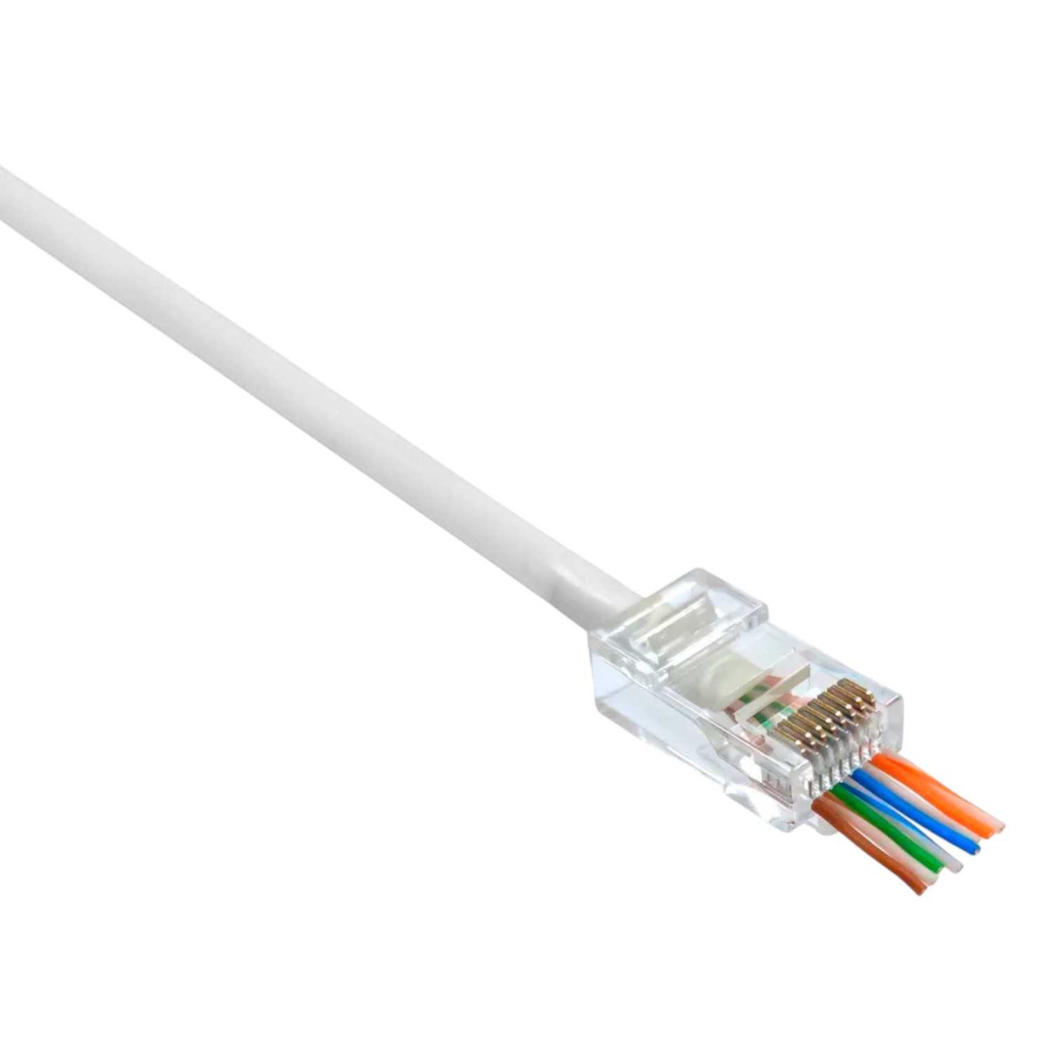 FICHA RJ45 NISUTA CAT6 PASANTE NSCORJ456P