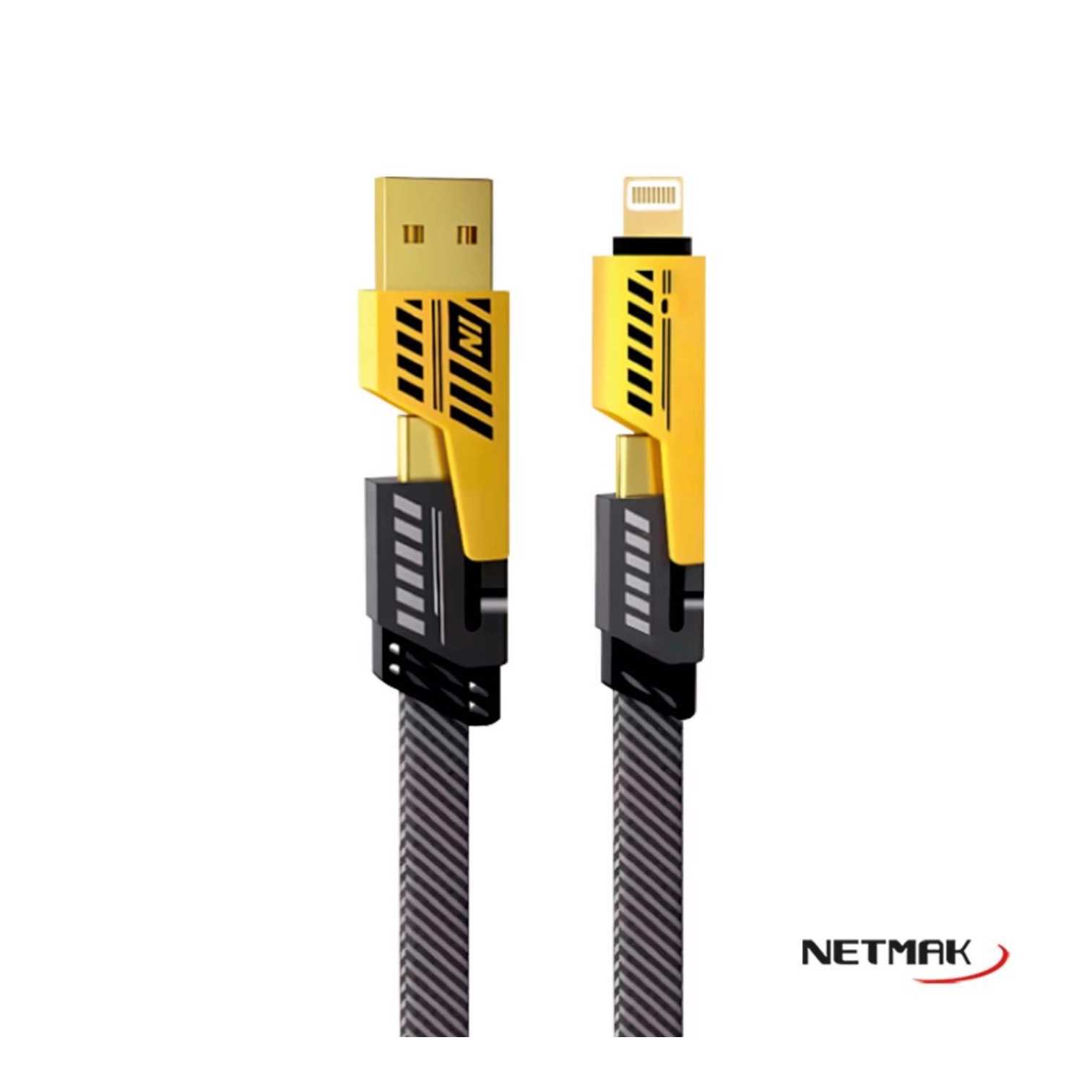 CABLE TIPO C A TIPO C NETMAK 60W 1M NM-123 4 EN 1