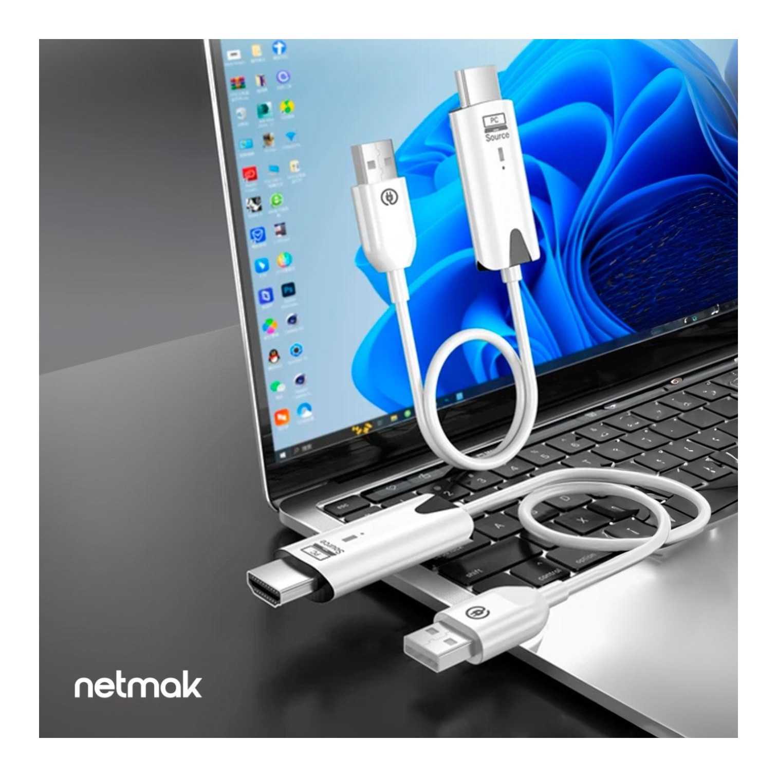 EXTENSOR DE HDMI POR WIFI NETMAK NM-C97 HASTA 30MTS EL PAR