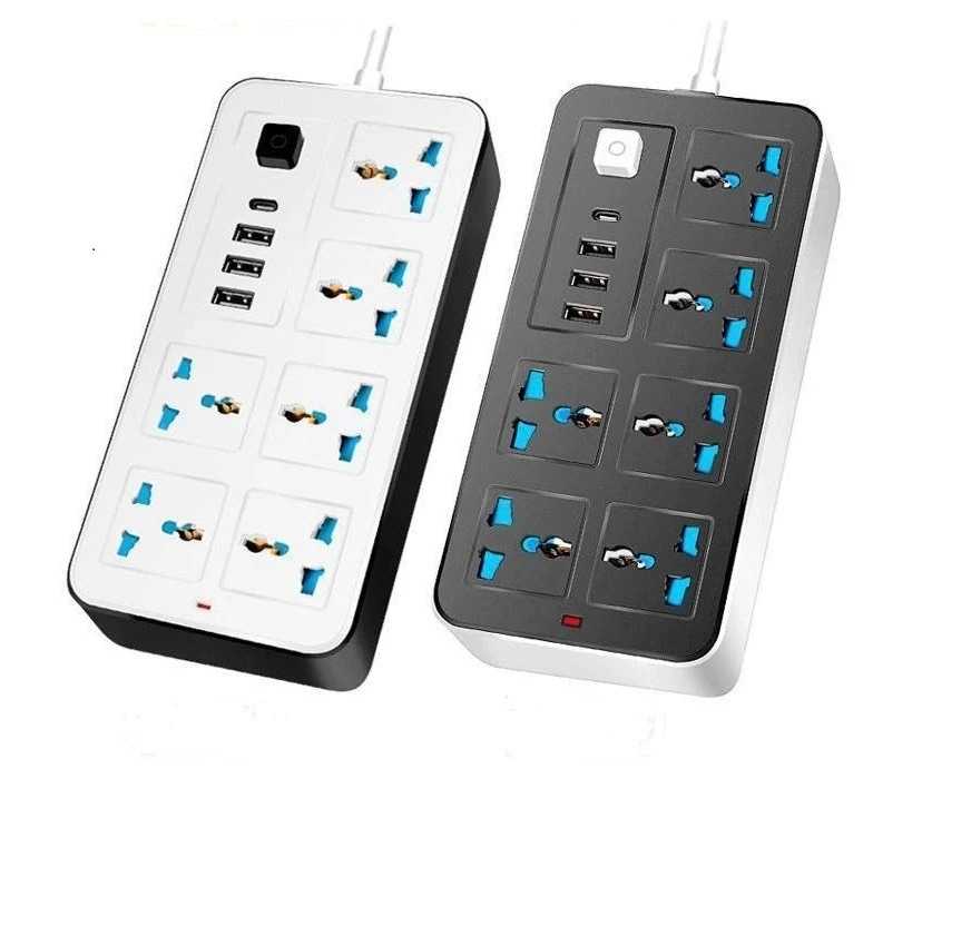 ZAPATILLA LDNIO 6 TOMAS + 3 USB 3.1A 2500W AMT-634