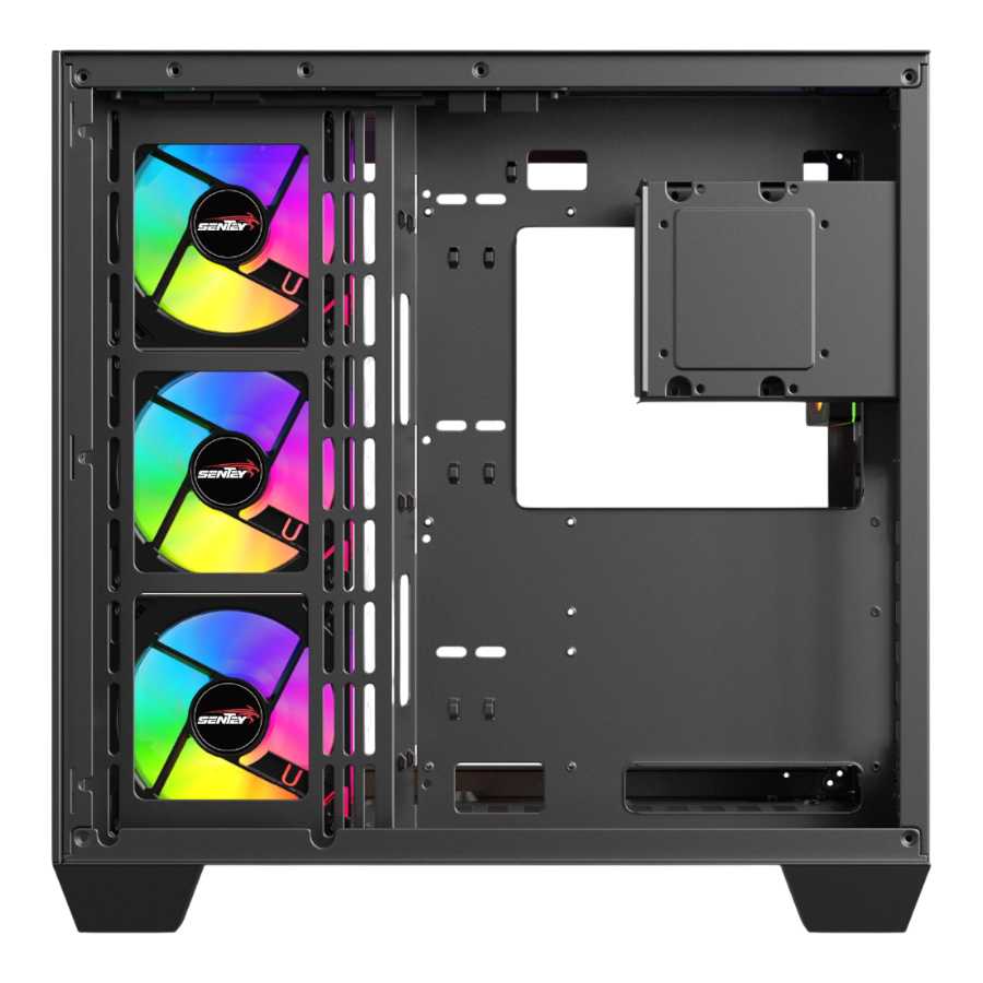 GABINETE SENTEY A35 ARGB 4 FAN BLACK