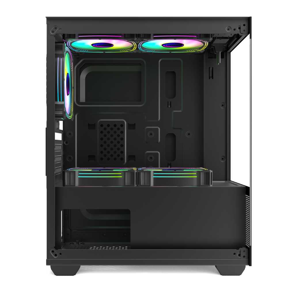 GABINETE RAPTOR NOVA PRIME TG 3 FAN RGB