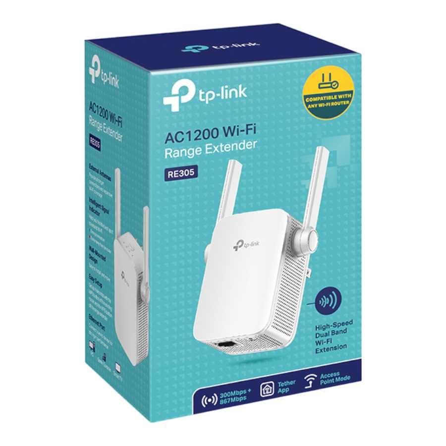 AMPLIFICADOR TP-LINK RE305 DUAL BAND AC1200