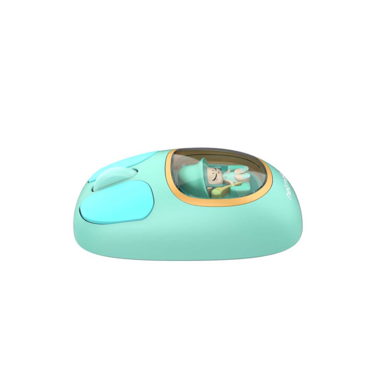 MOUSE NETMAK INALAMBRICO + BT5.0 NM-MK01 KIDS CELESTE RECARGABLE
