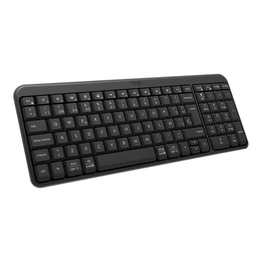 TECLADO LOGITECH BT K250 PEBBLE GRAPHITE