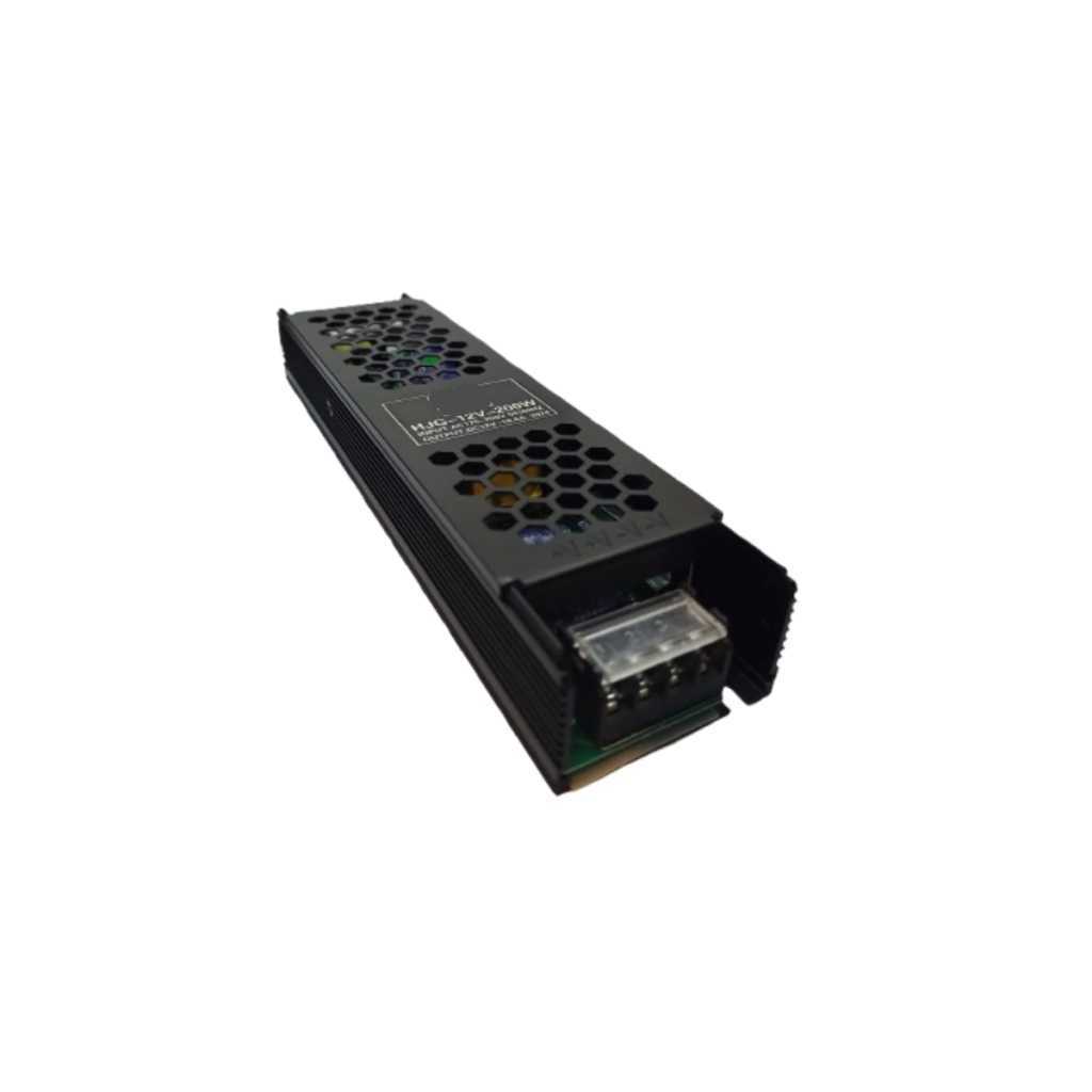 FUENTE 12V 8A 100W METALICA SLIM NEGRA