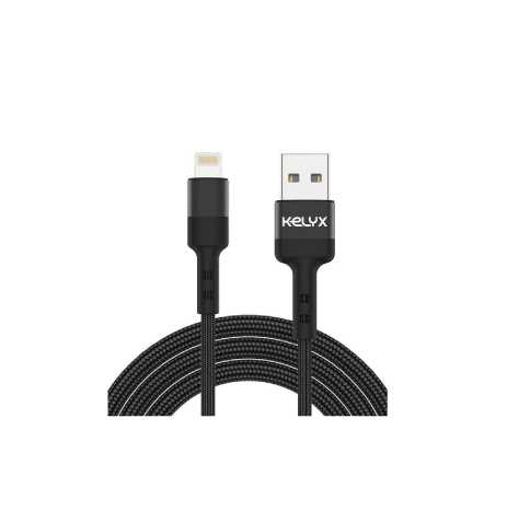 CABLE USB 3.0 A LIGHTHING 27W 1MTS KELYX (PARA IPHONE)