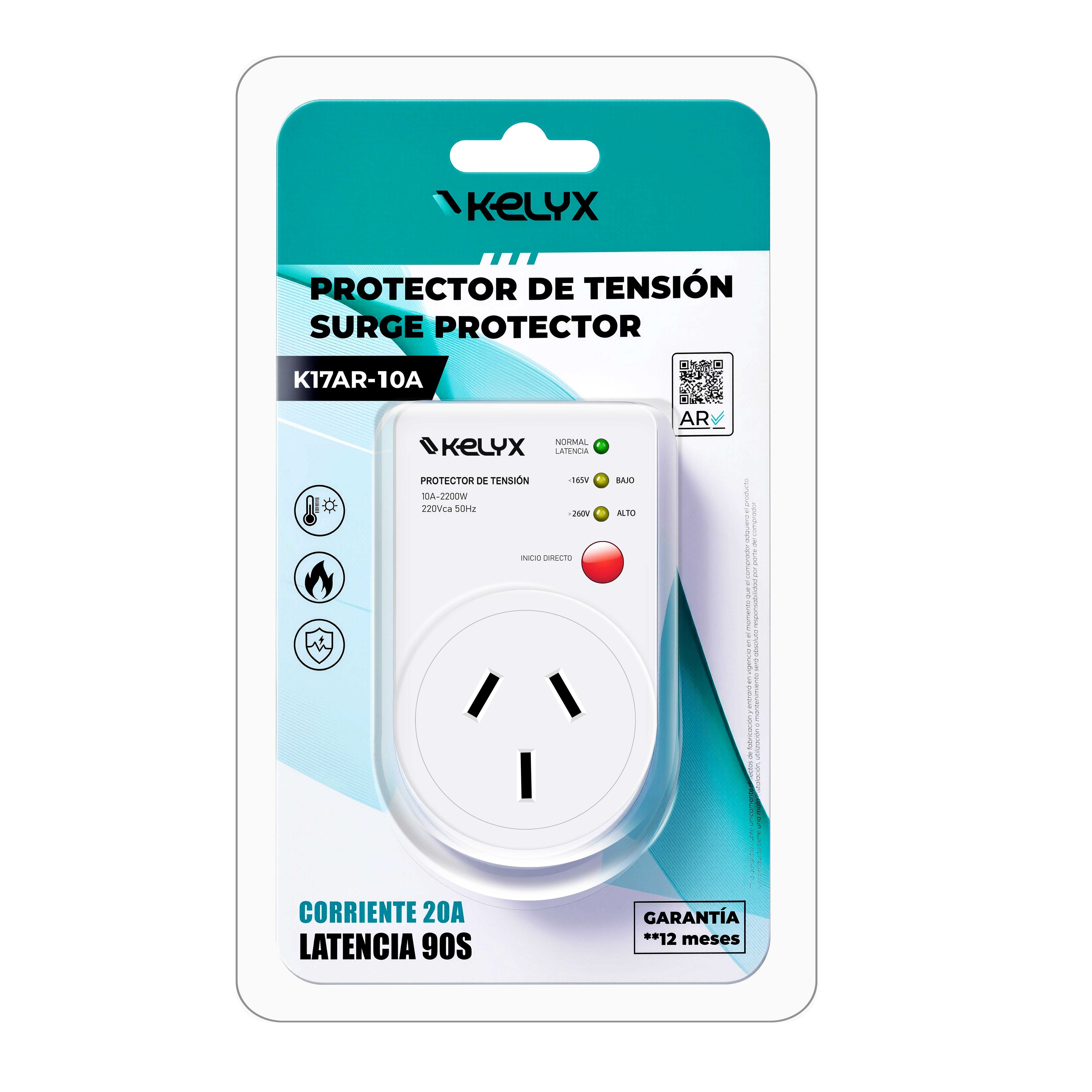 PROTECTOR DE VOLTAJE 10A 220V 165-255V KELYX