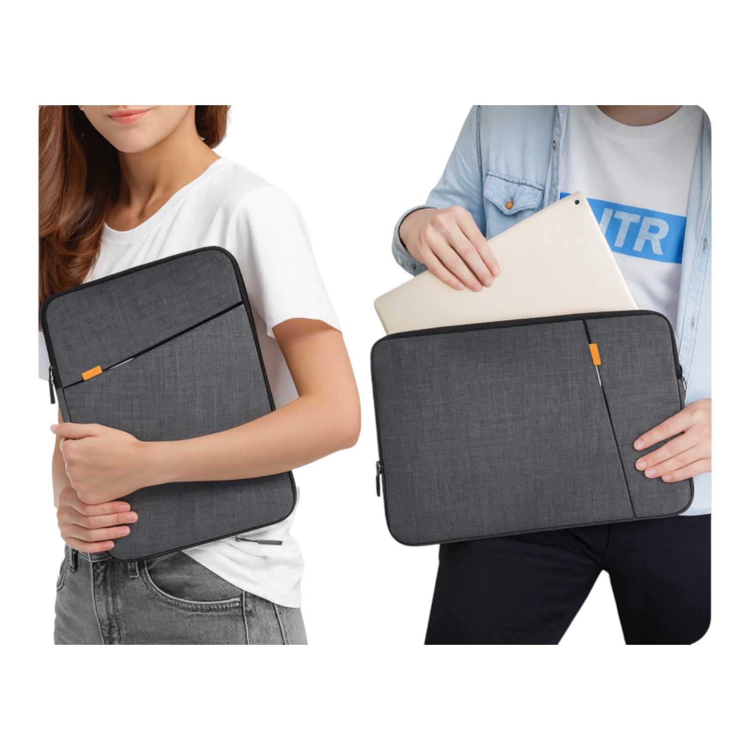 FUNDA NOTEBOOK  CDTEK 15.6  CORDURA C/BOLSILLO GRIS