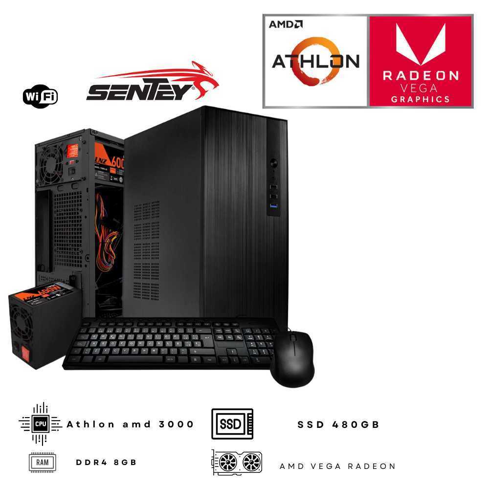 PC AMD ATHLON 3000 WIFI TM40 (8GB DDR4/SSD 240GB/HDMI OUT)