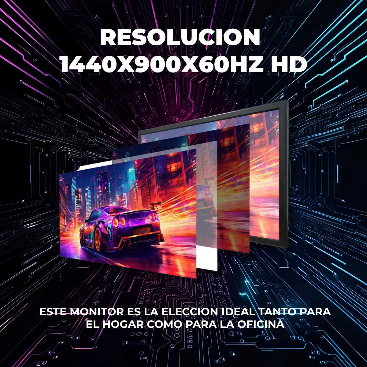 MONITOR 19  LED GLOBAL VGA/HDMI 60HZ 5MS